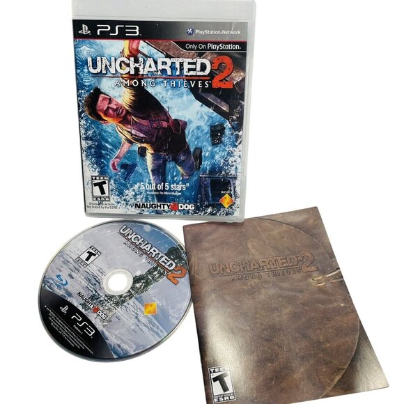 Uncharted 2: Among Thieves Game Sony PlayStation 3 PS3 Rated Teen Tested - Picture 2 of 7